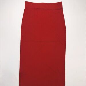 MNG Red Pencil Skirt